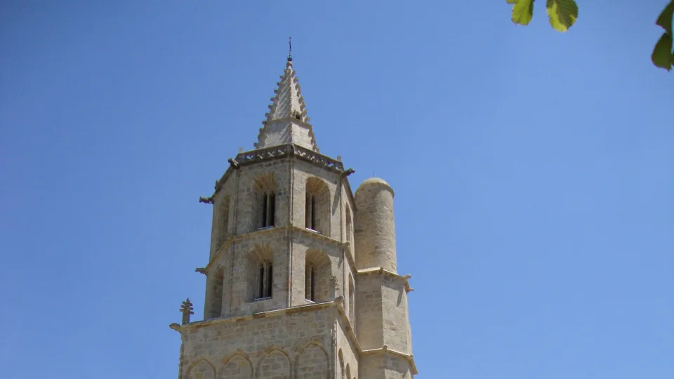Church tower at Avignonet-Lauragais