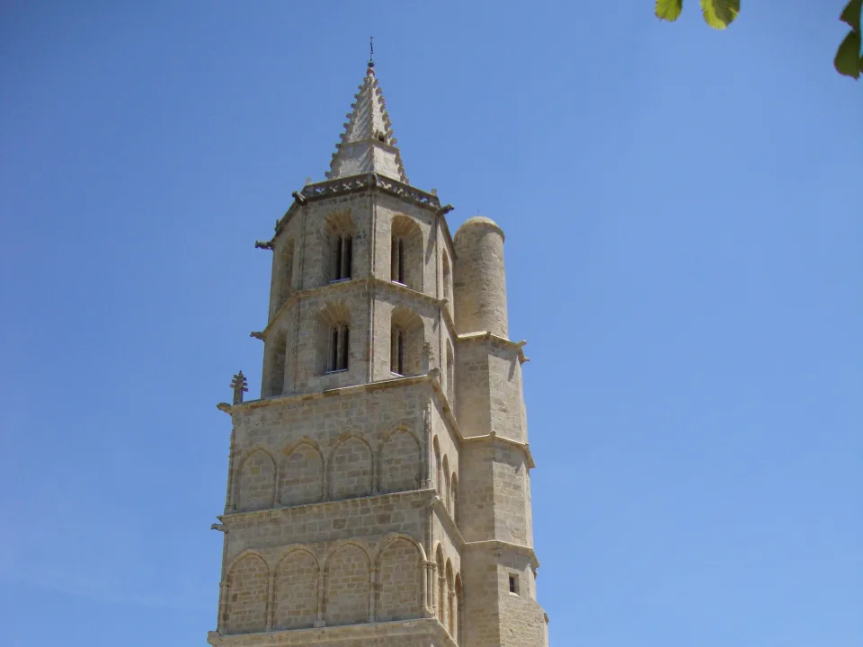 Church tower at Avignonet-Lauragais