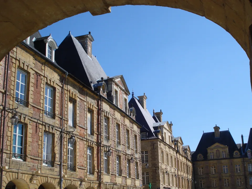 Regional Ardennes town context: Place Ducale in Charleville-Mézières, France
