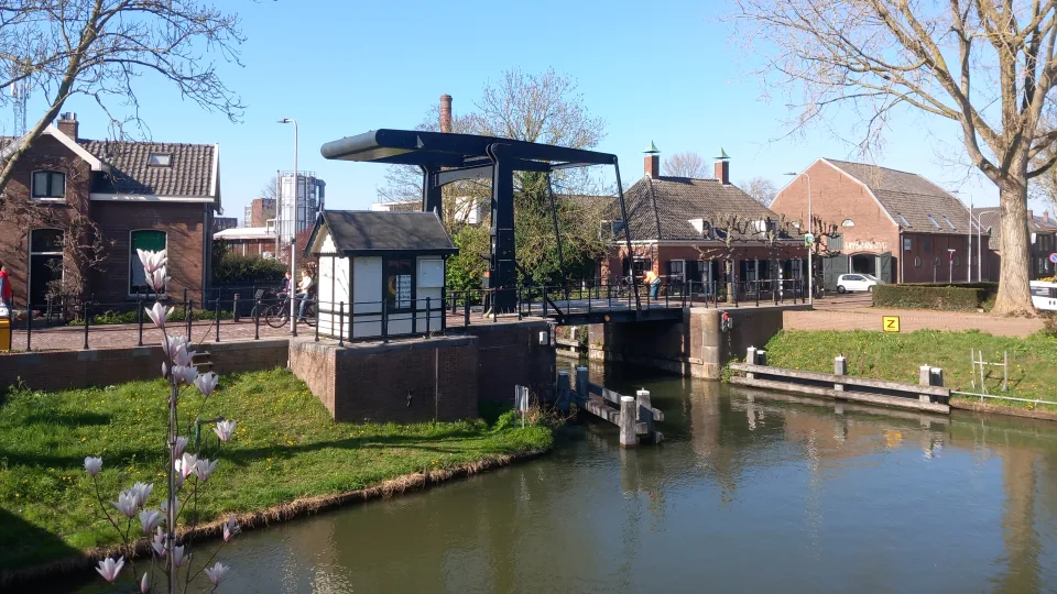 Poortdijk bridge over the Hollandse IJssel in IJsselstein