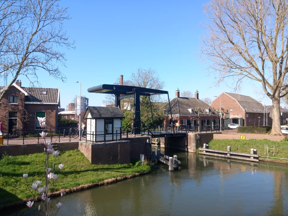 Poortdijk bridge over the Hollandse IJssel in IJsselstein