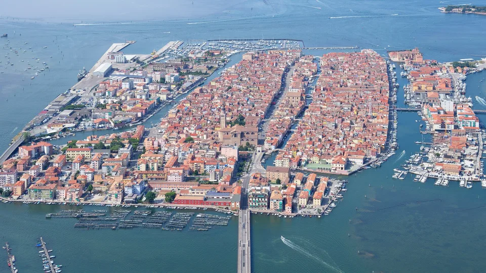 Chioggia viewed from the south