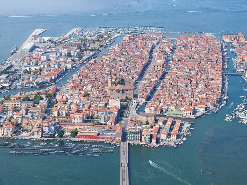 Chioggia viewed from the south