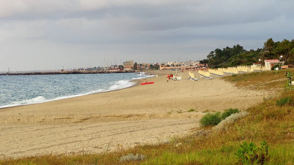 Portorosa coast and beach, Furnari