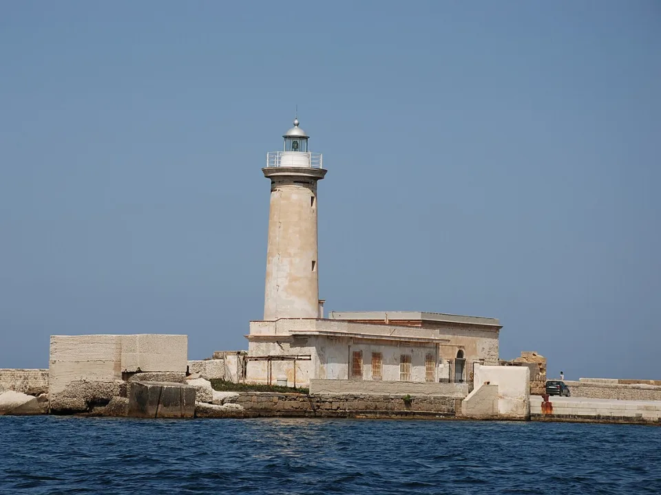 Lighthouse at Marsala port