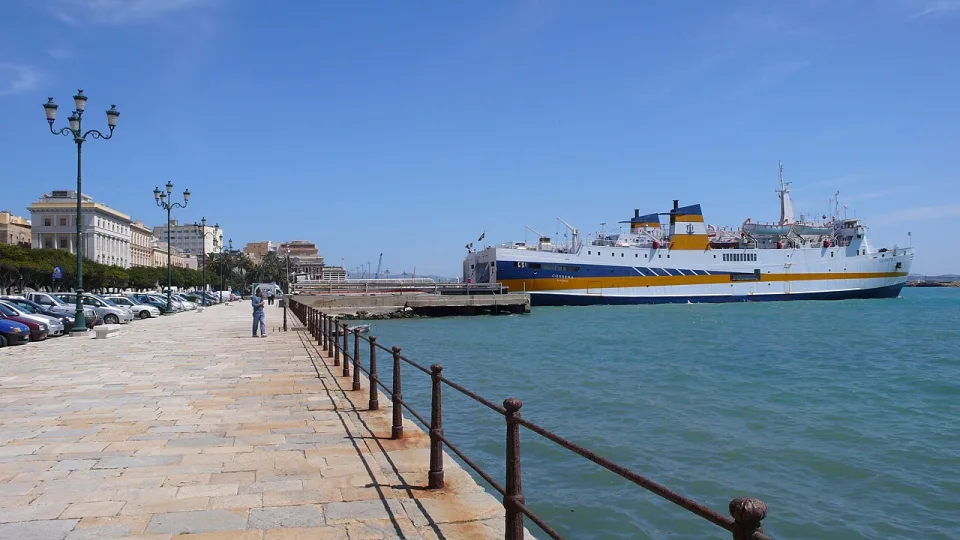 Trapani harbour waterfront