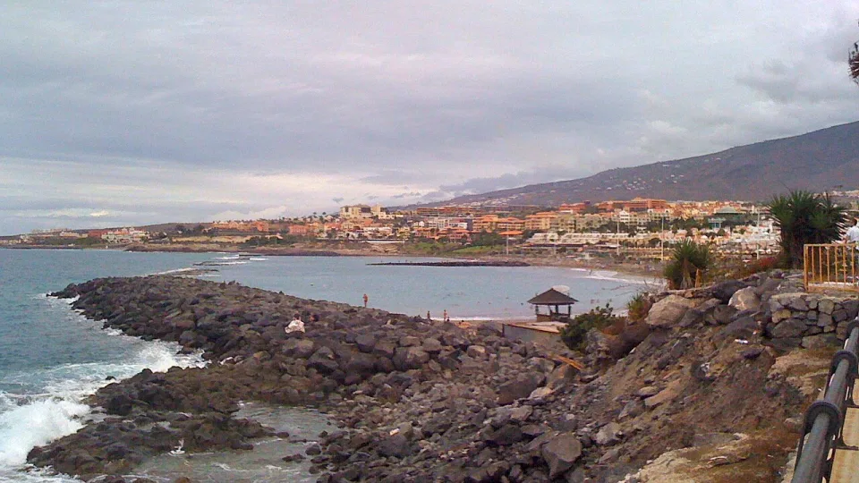 Regional Tenerife context: the rocky coast at Costa Adeje.