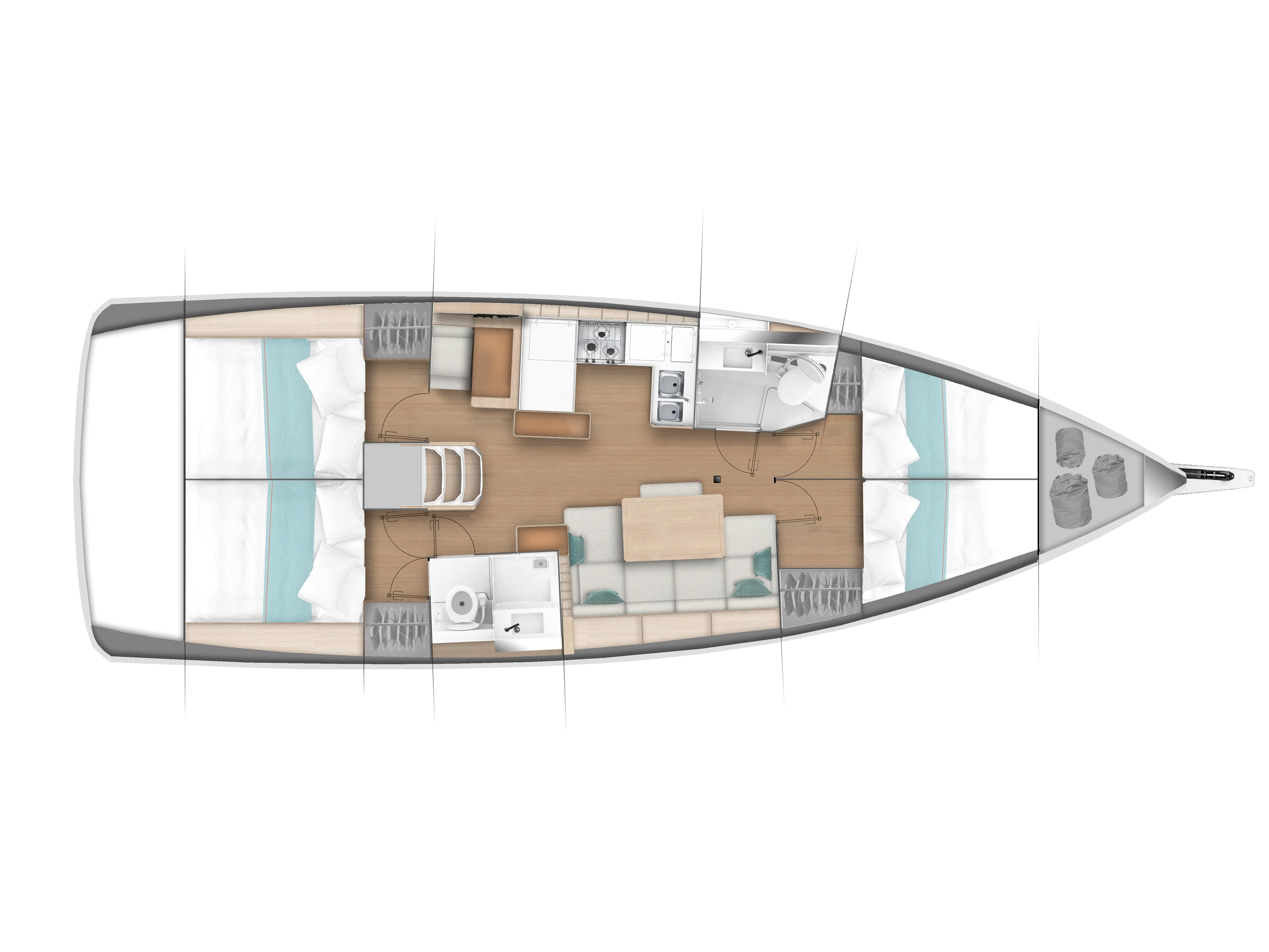 Sun Odyssey 440 Thalaia — фотография яхты 7