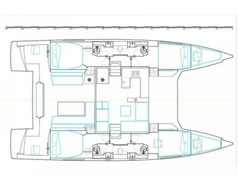 Nautitech 46 Fly Sardinia — снимка на яхтата 22