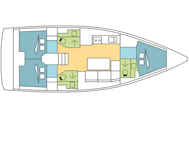 Dufour 390 Grand Large Orsalia — foto dello yacht n. 2