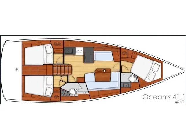Oceanis 41.1 Vera — jachtos nuotrauka 3