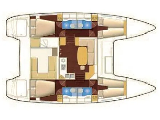Lagoon 400 S2 Callisto L400 — фотография яхты 15