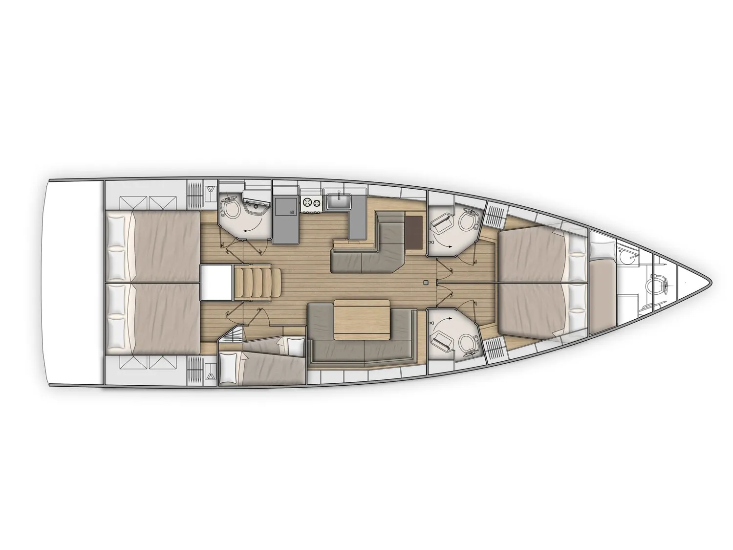 Oceanis 51.1 Alboran Lambrusco (Mallorca) — фотография яхты 2