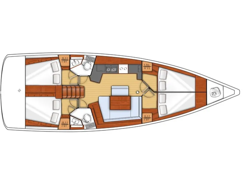 Oceanis 45 BEAUTIFUL LOVE — yacht photo 5