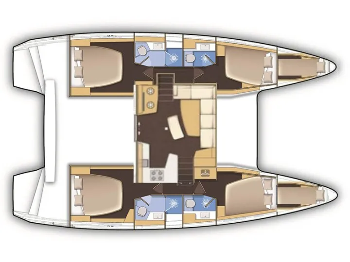 Lagoon 42 Avadele - Cabine 3 (Lagoon 42) — foto dello yacht n. 2