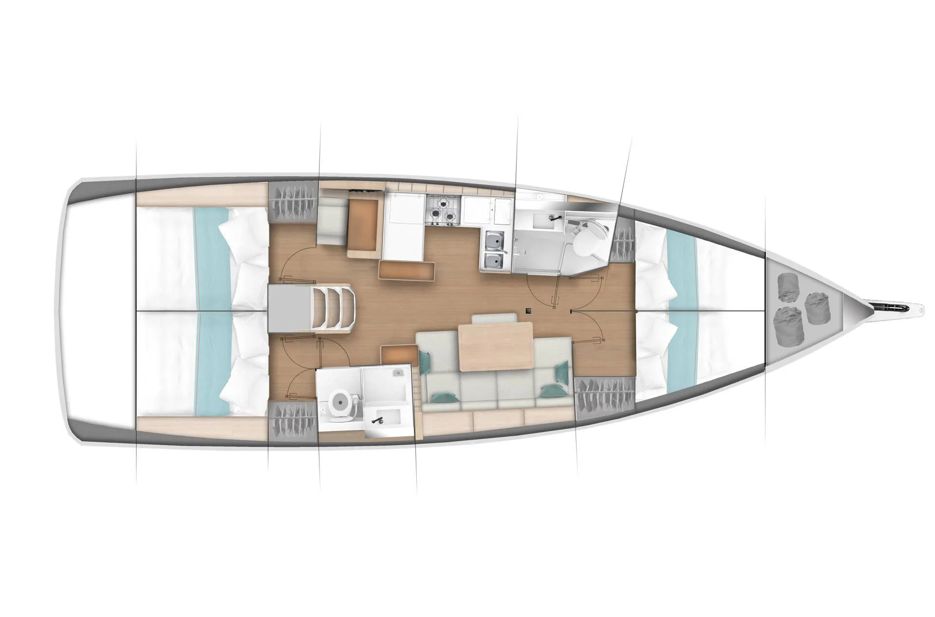 Sun Odyssey 440 Mikkamakka — фотография яхты 19