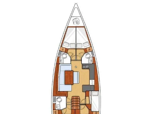 Oceanis 48 Senza Fine ( A/C and Generator ) — фотография яхты 10