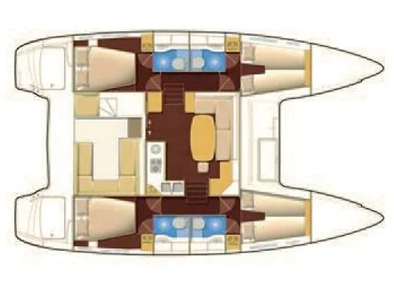 Lagoon 400 S2 Libre — фотография яхты 6