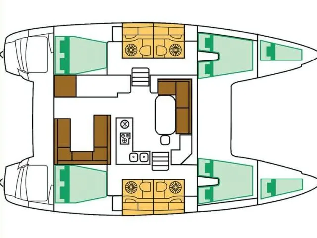 Lagoon 400 S2 Tulip — фотография яхты 4