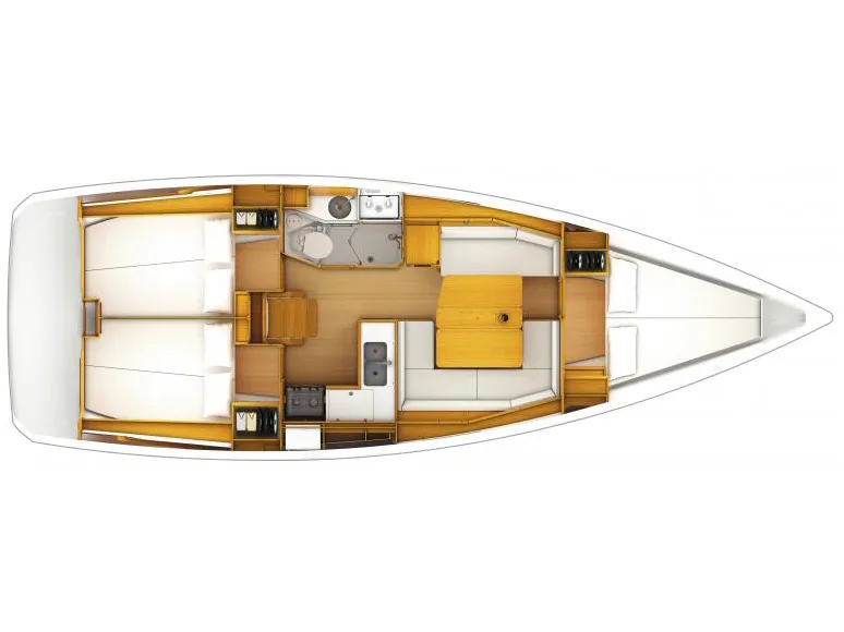 Sun Odyssey 379 Oyster Shell — fotografia jachty 2