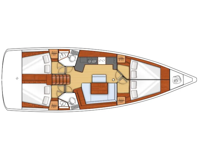 Oceanis 45 Fantasy Planet — jahtikuva 2