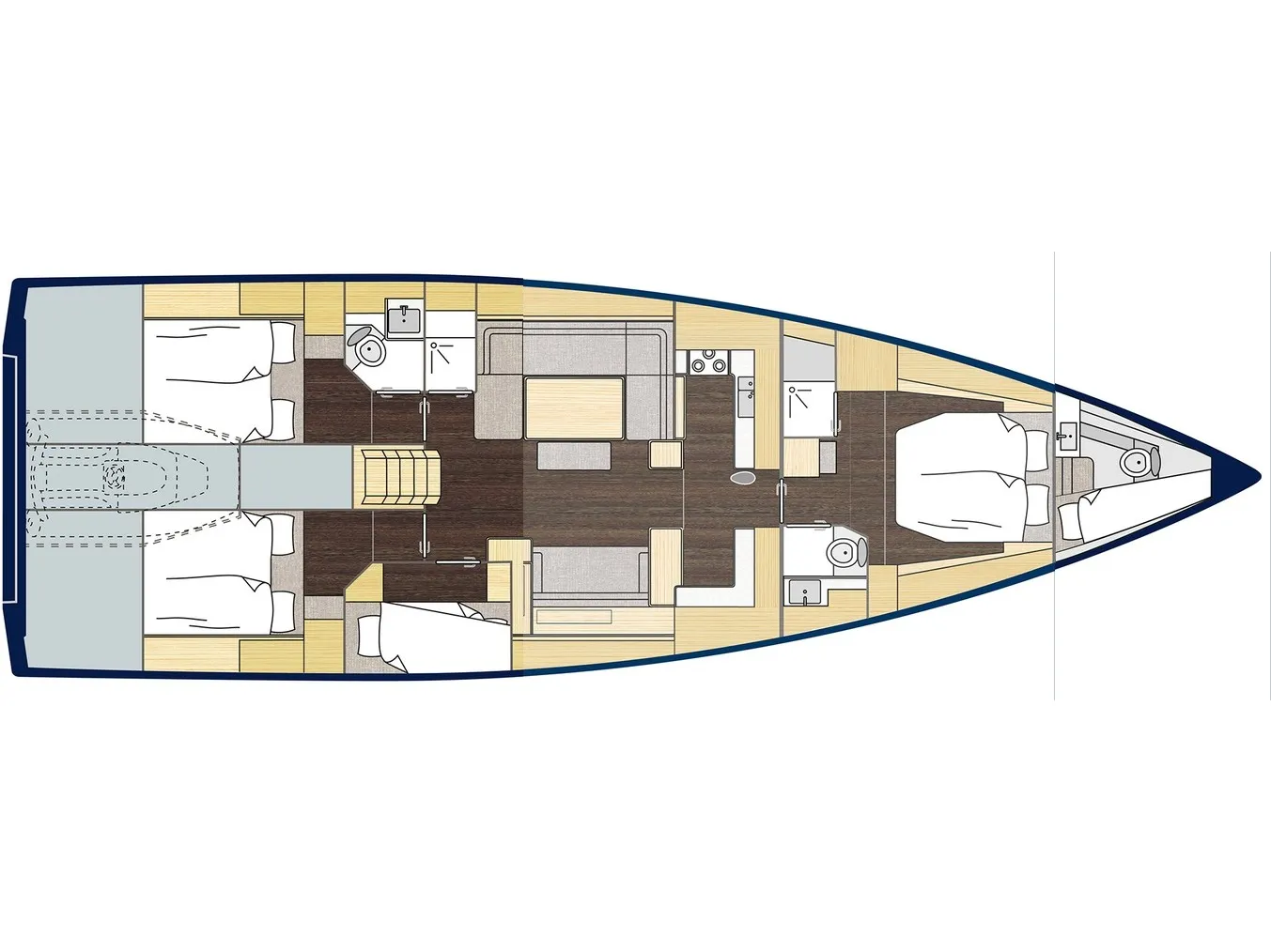 Bavaria C57 Aristhesi — фотография яхты 2