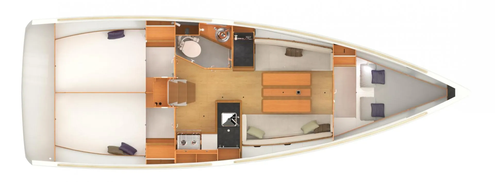 Sun Odyssey 349 Porto Tolero — φωτογραφία σκάφους 2