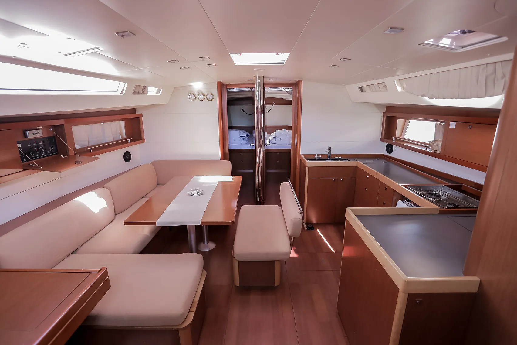 Oceanis 48 Nabucco: Forward Cabin #1 (Cabin Charter - 2 pax) Fully Crewed, ALL EXPENSES — yacht photo 4