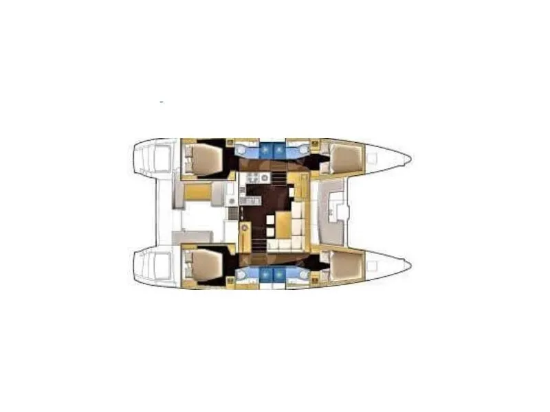 Lagoon 450 Fly CARIAMA (air condition, generator, water maker, flybridge) — foto dello yacht n. 2