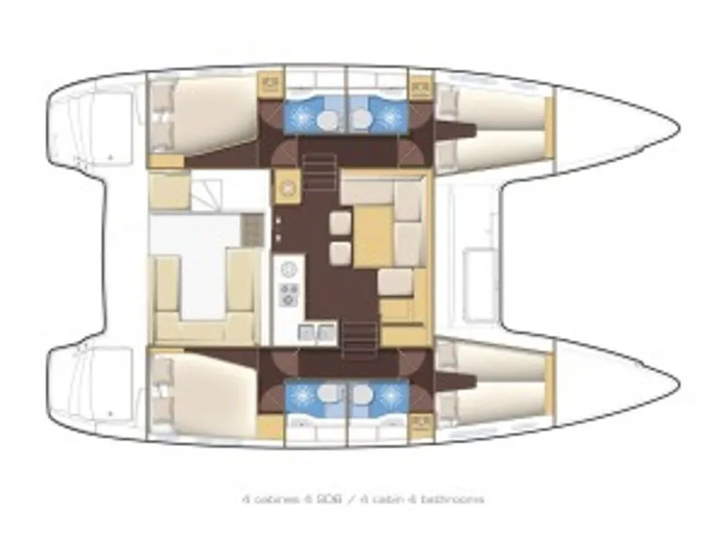 Lagoon 400 S2 Emerald Seas — фотография яхты 10