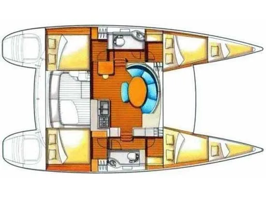 Lagoon 380 S2 NEFERTITI — yachtbild 2