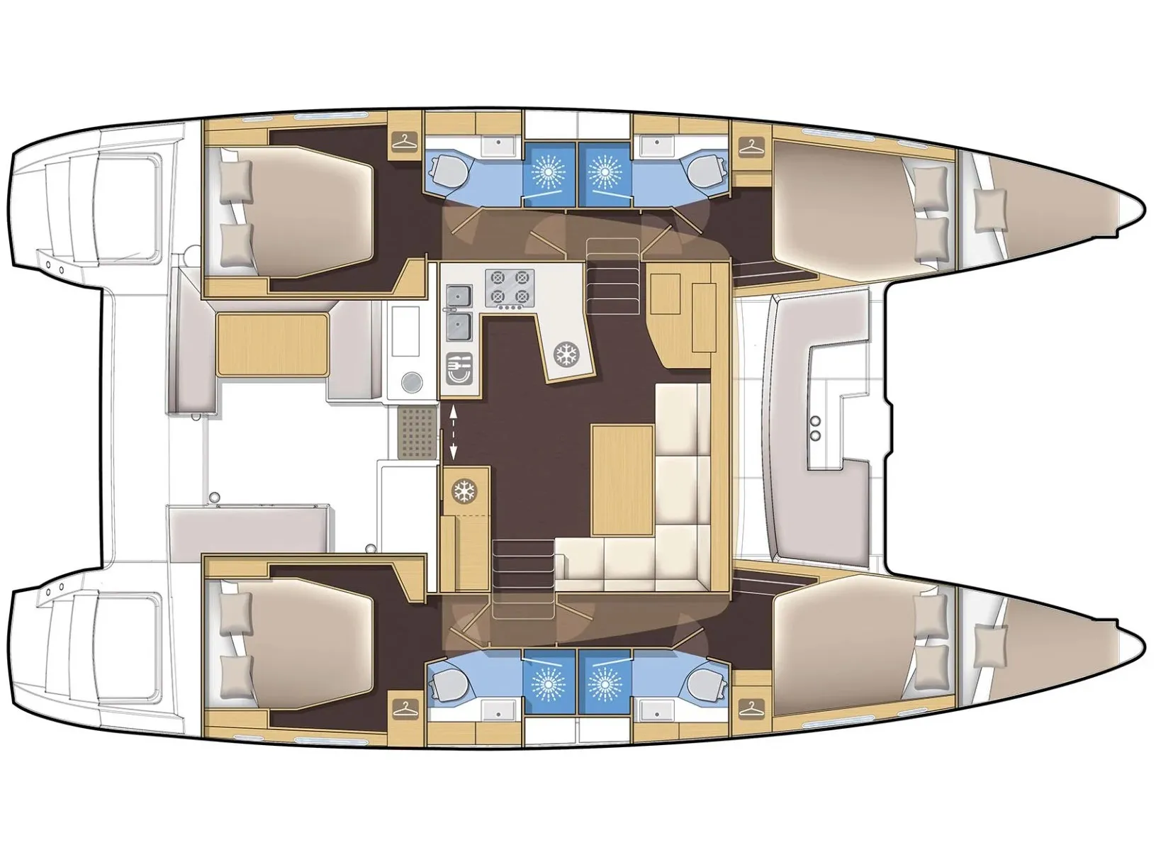 Lagoon 450 Fly Altair — фотография яхты 3
