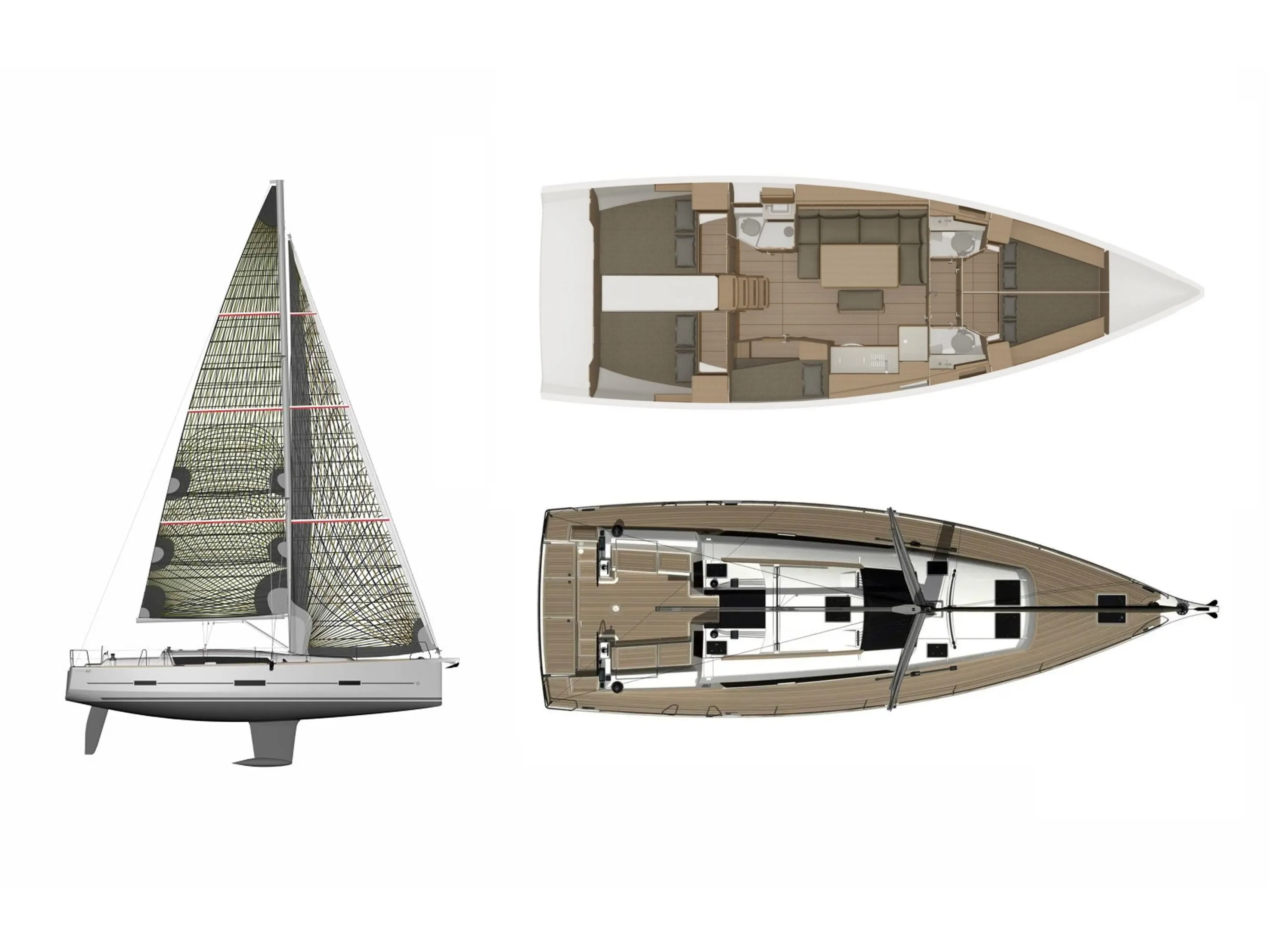 Dufour 460 Grand Large Fish N`Chips — фотография яхты 18