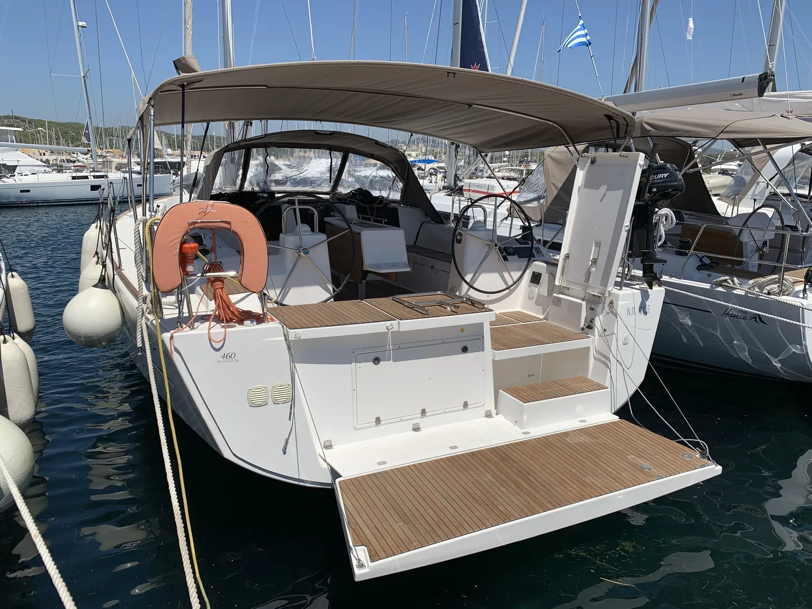 Dufour 460 Grand Large Fish N`Chips — фотография яхты 16