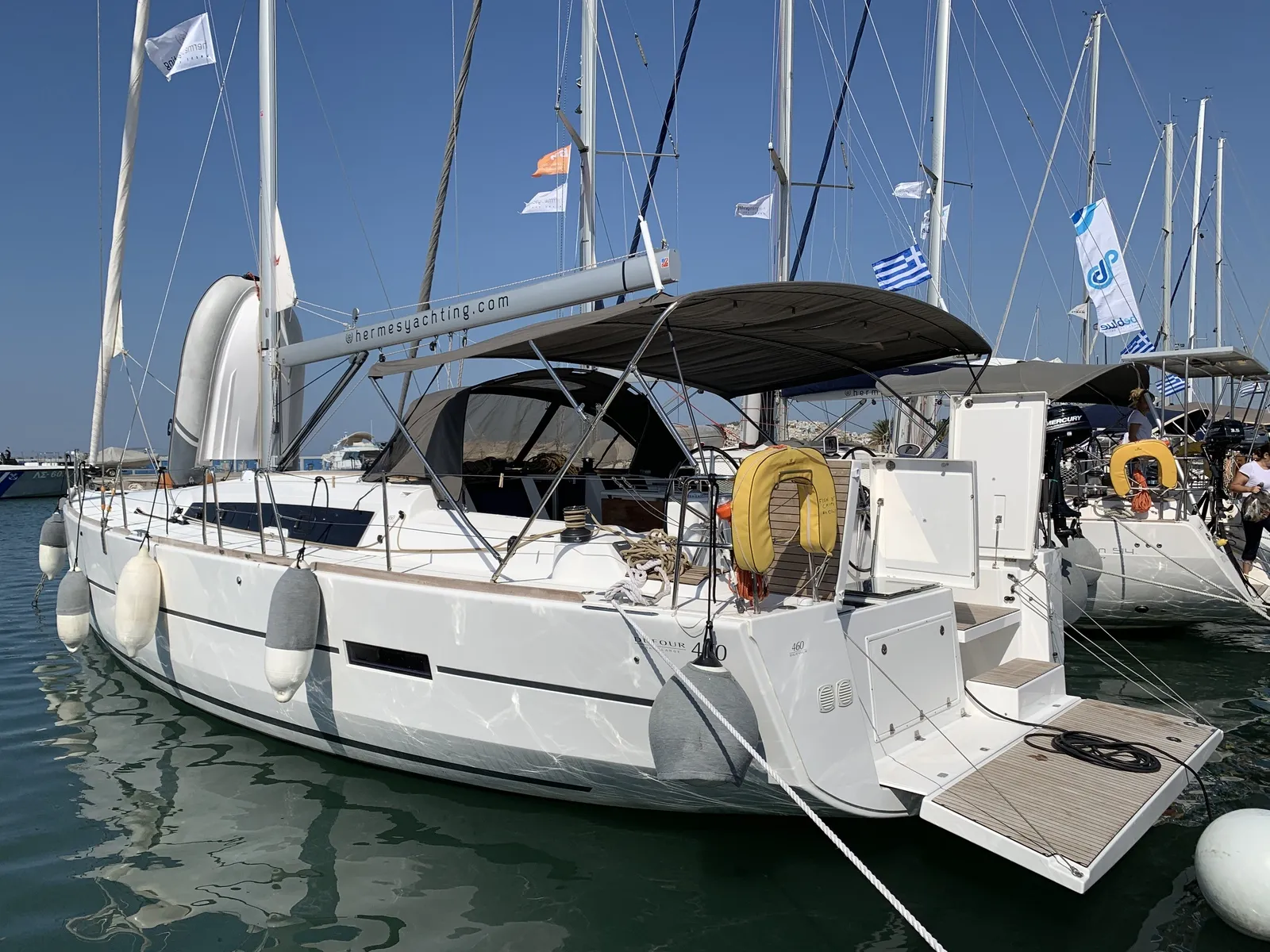 Dufour 460 Grand Large Fish N`Chips — фотография яхты 10