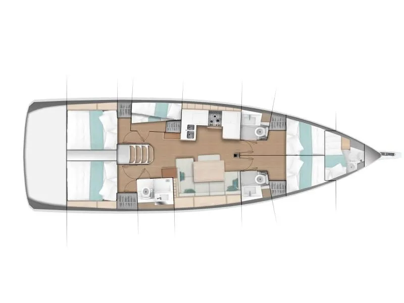 Sun Odyssey 490 Cloe I — Yachtfoto 6