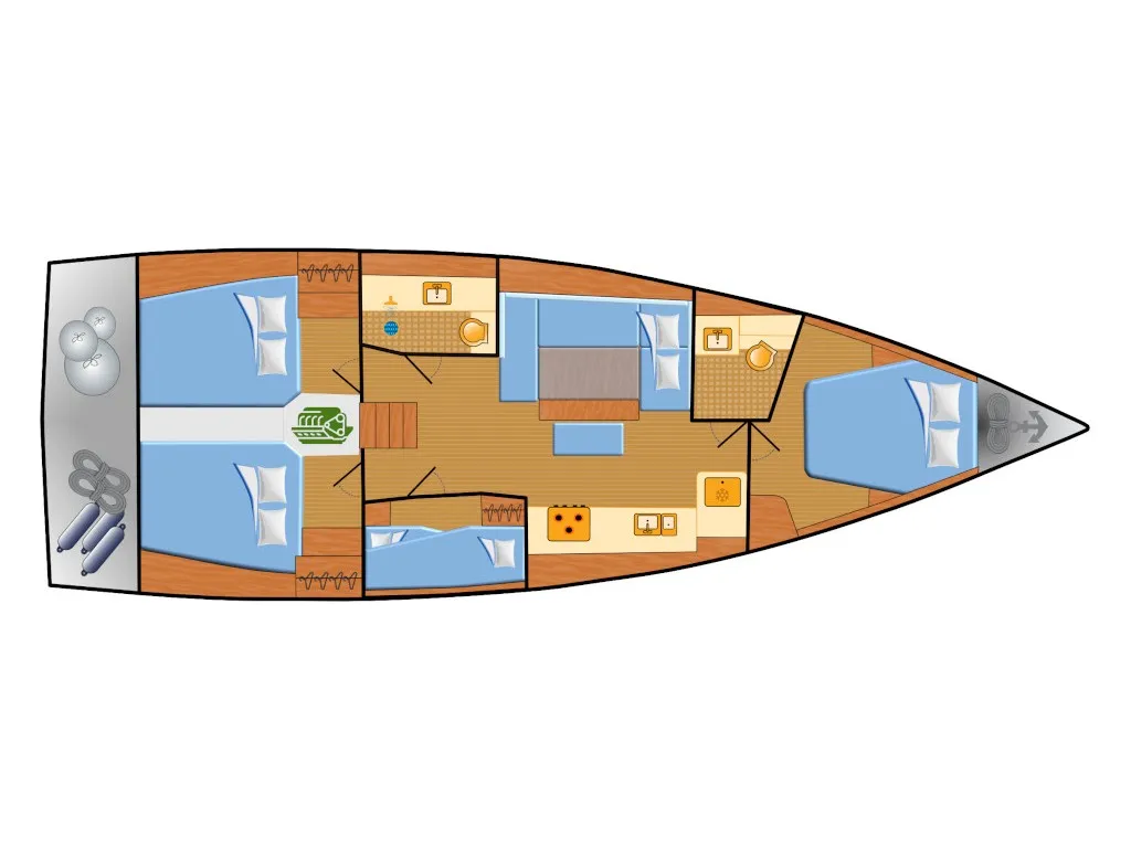 Dufour 430 WHISKY — фотография яхты 12