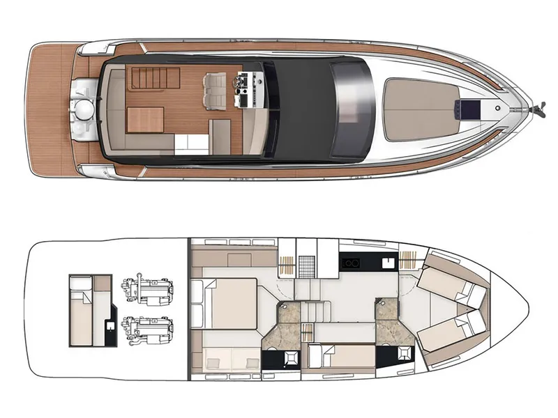 Fairline Squadron 50 Get Lucky — yacht photo 4