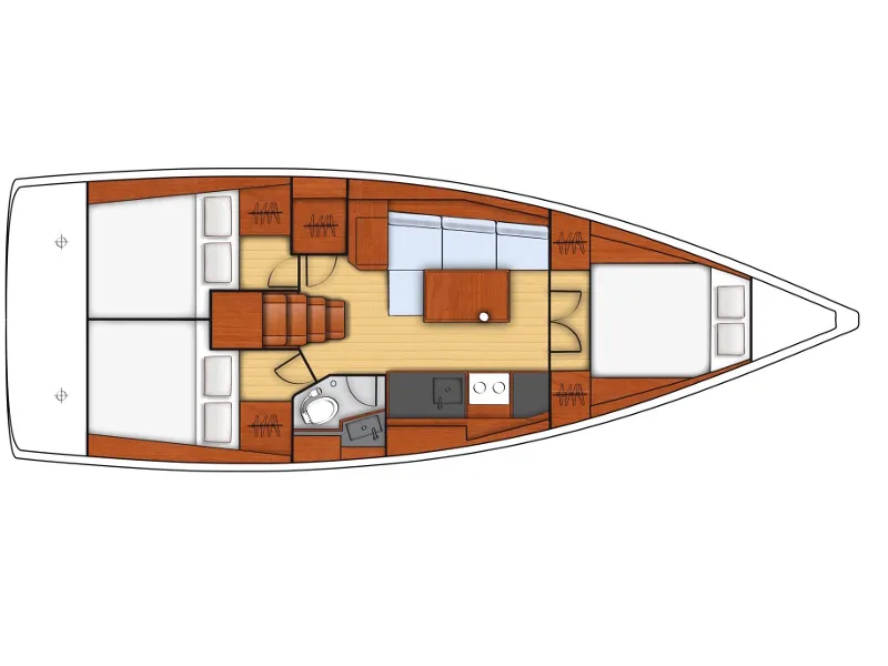 Oceanis 38.1 Maestrale - Standard line — фотография яхты 2