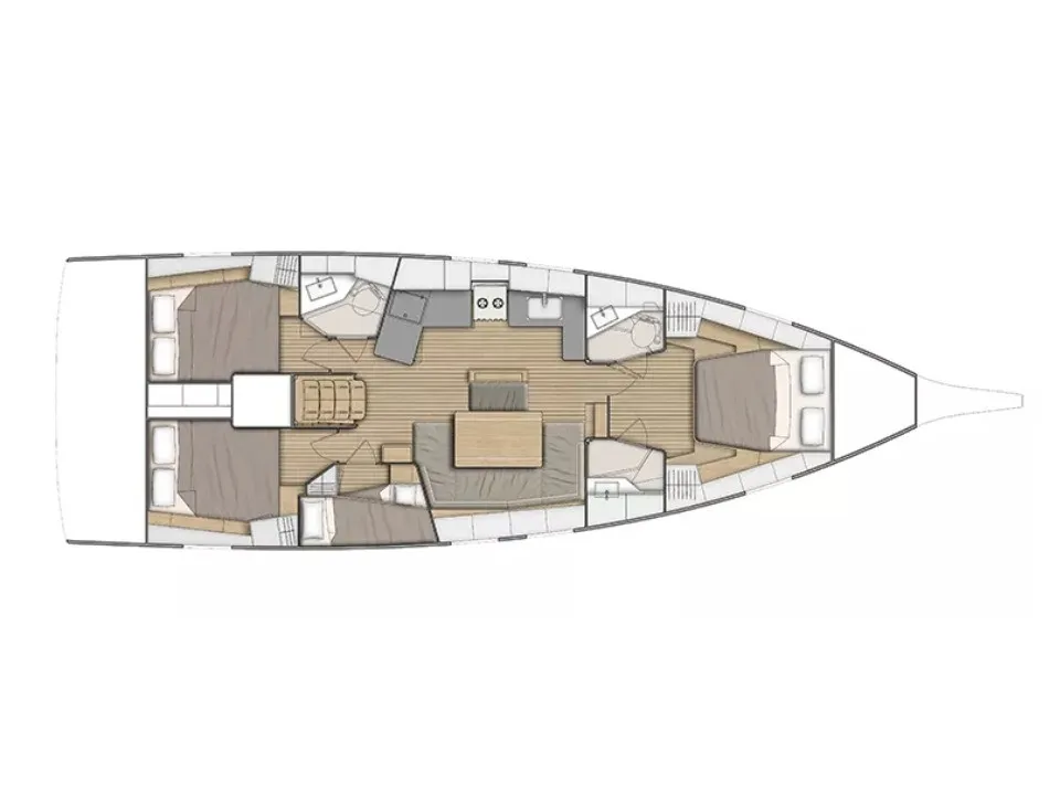 Oceanis 46.1 Fedra - Comfort line — yacht photo 2