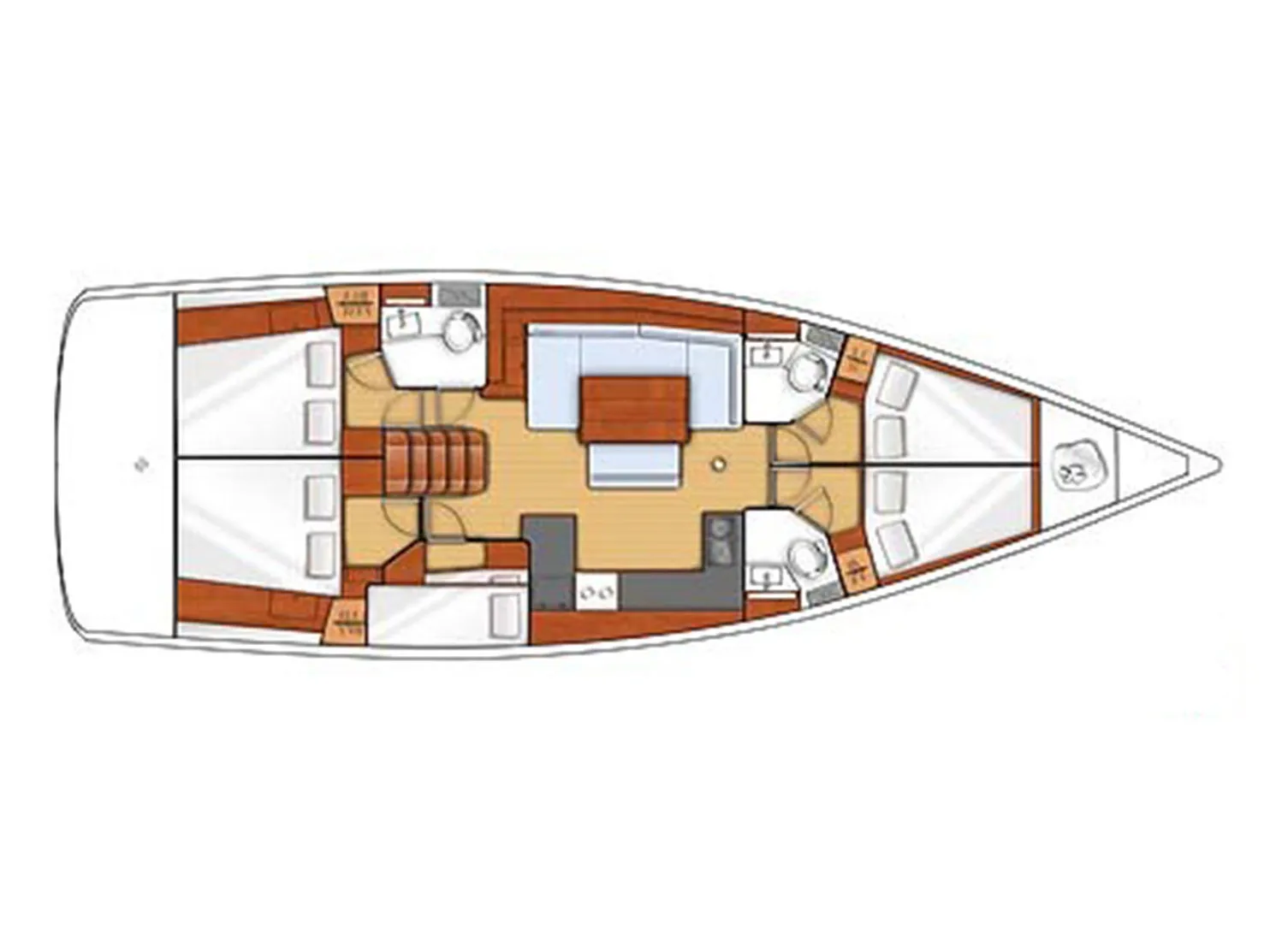Oceanis 48 Pherousa — фотография яхты 5