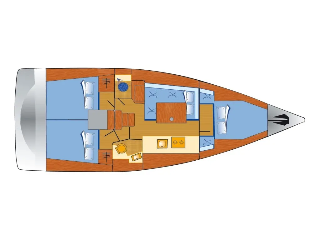 Oceanis 38 Olli — фотография яхты 6