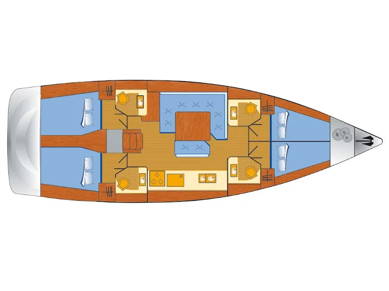 Sun Odyssey 479 Vencel — фотография яхты 12
