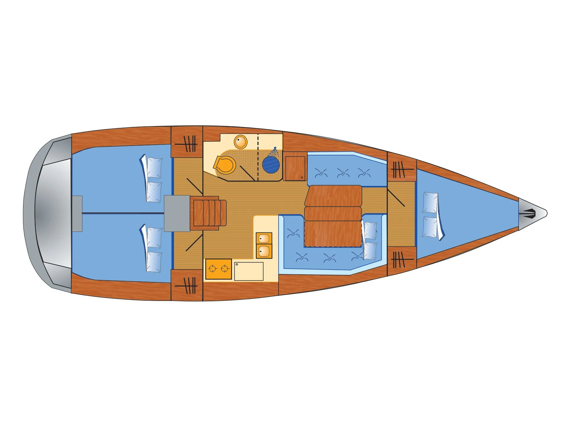 Sun Odyssey 389 Sissi — фотография яхты 5