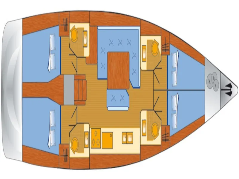 Sun Odyssey 479 Perla — yacht photo 13