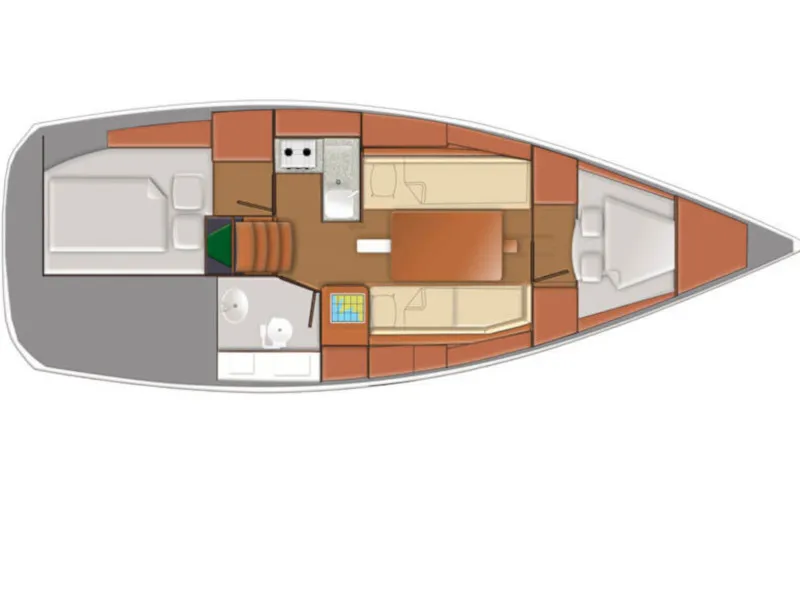 Sun Odyssey 319 Hija del Viento — yacht photo 3