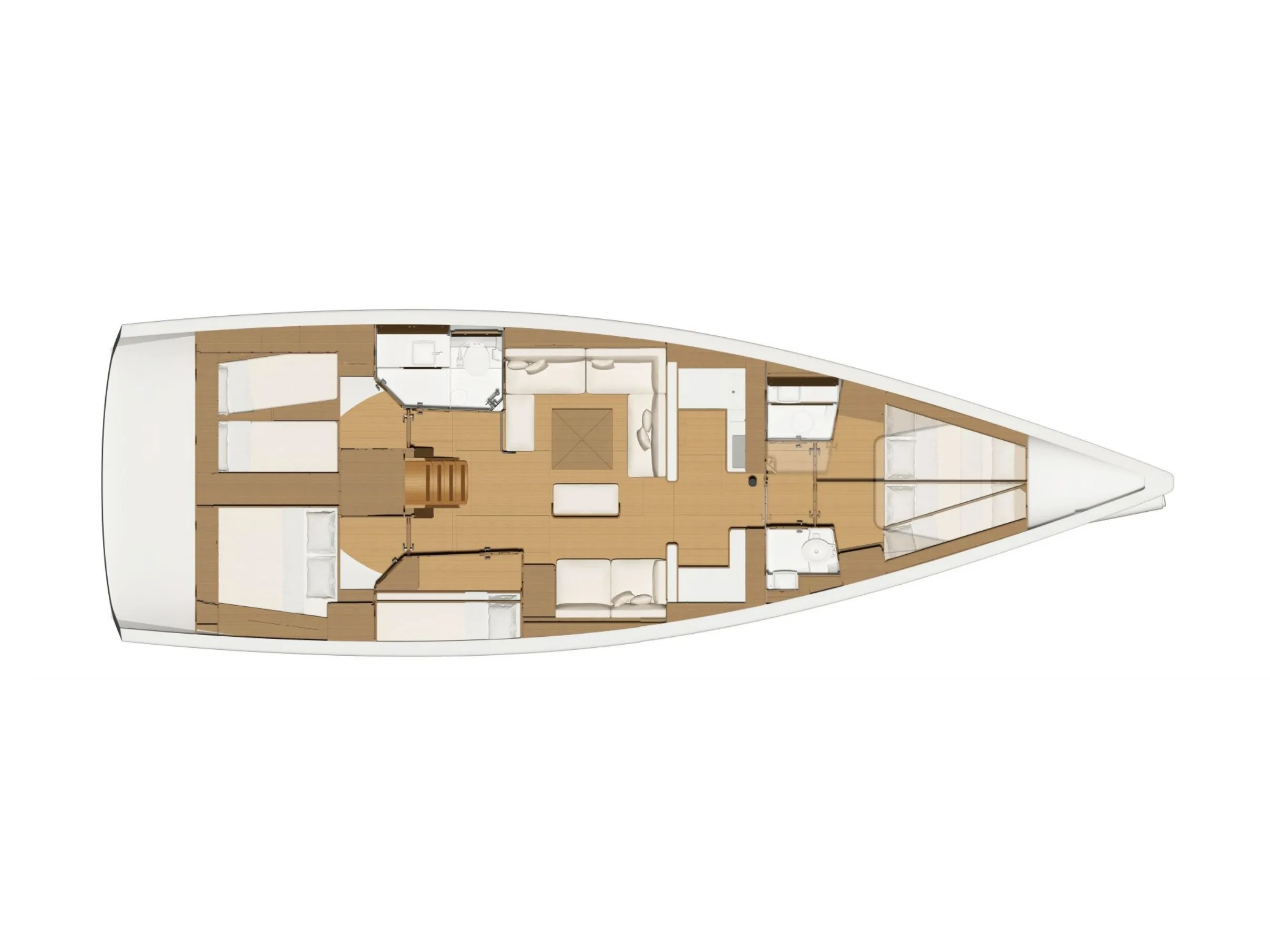 Dufour 520 Grand Large Calypso — фотография яхты 2
