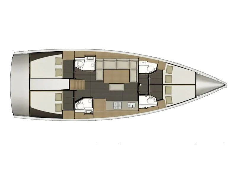 Dufour 460 Grand Large Gerry — fotografie jachty 2