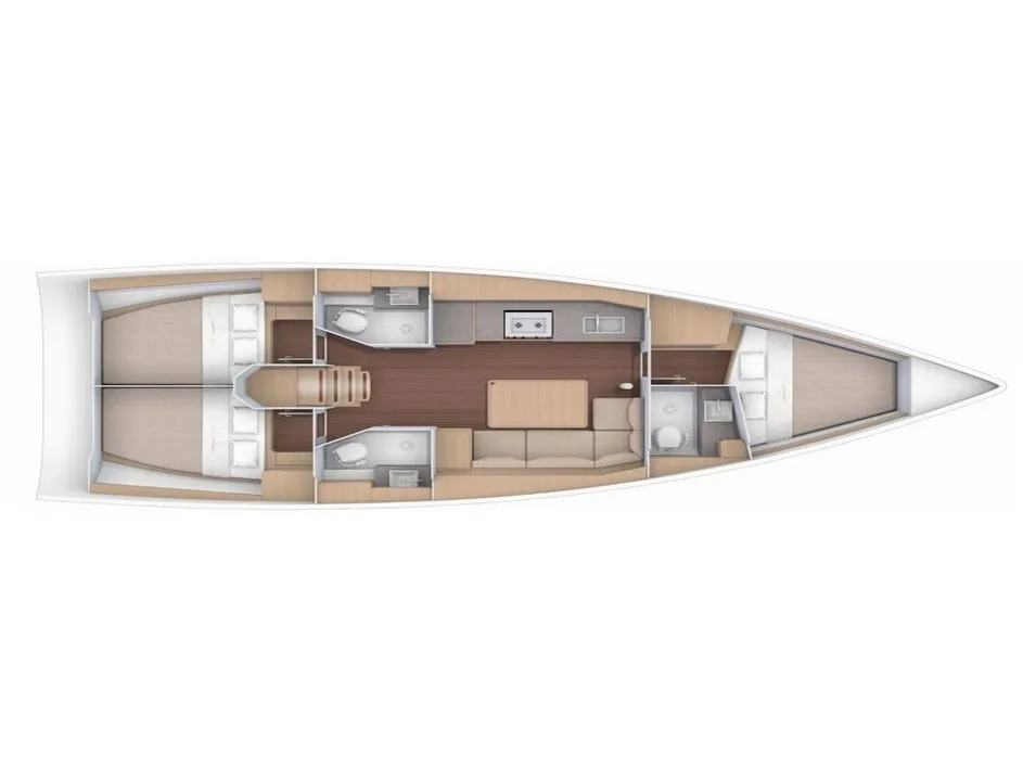 Dufour 390 Grand Large Tiche — фотография яхты 20
