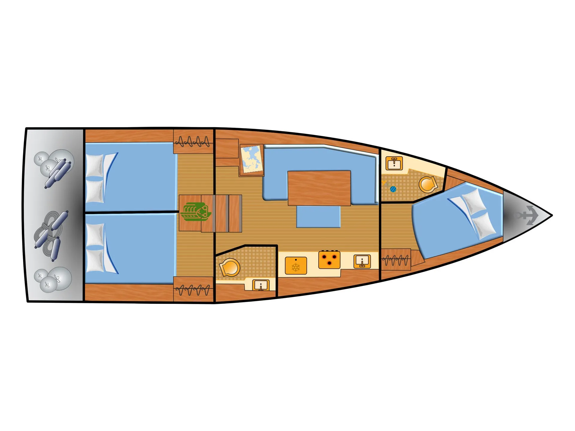 Oceanis 37.1 Agios — фотография яхты 20